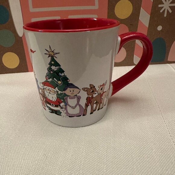 Rudolph and the Island of Misfit Toys Coffee Mug 14 oz Red Handle Christmas NWT - Picture 4 of 4
